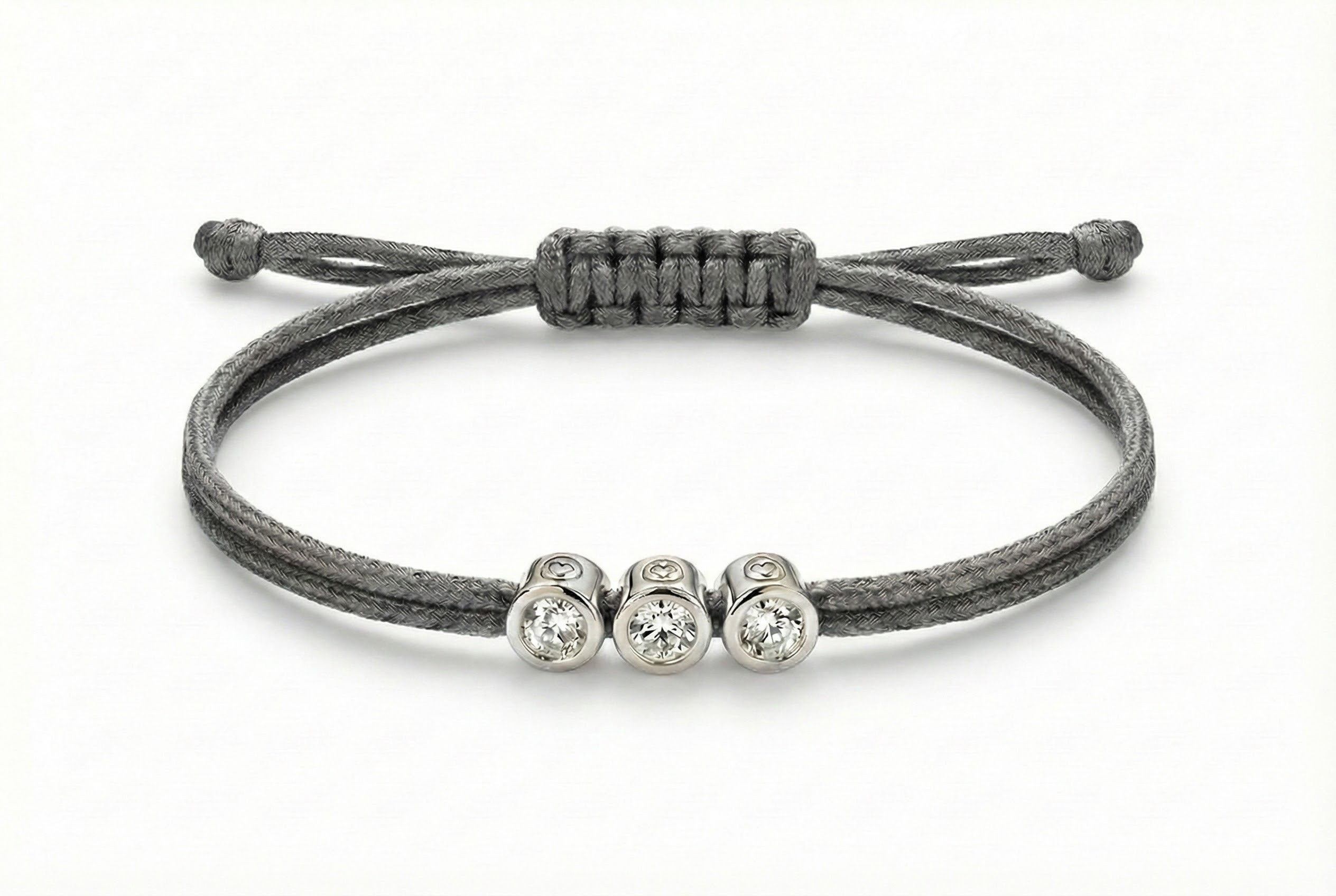 Armband Love Lab Multi Three Silver Grey 0,30ct W