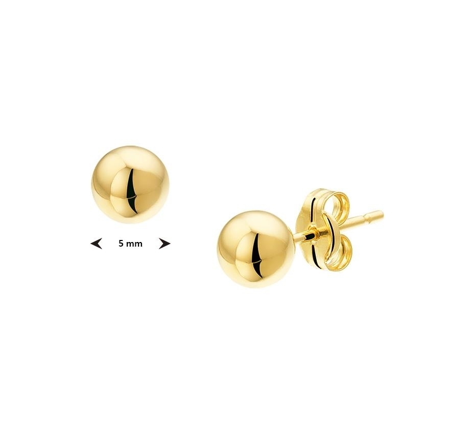 Kugel Ohrstecker 5,0mm