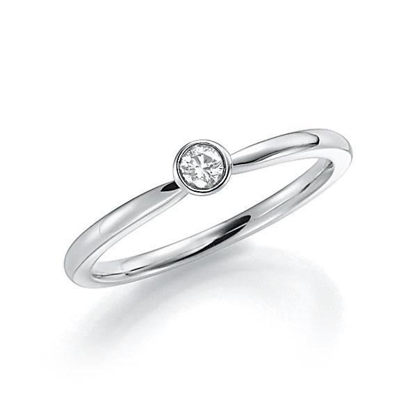 Solitaire Ring 0,15ct