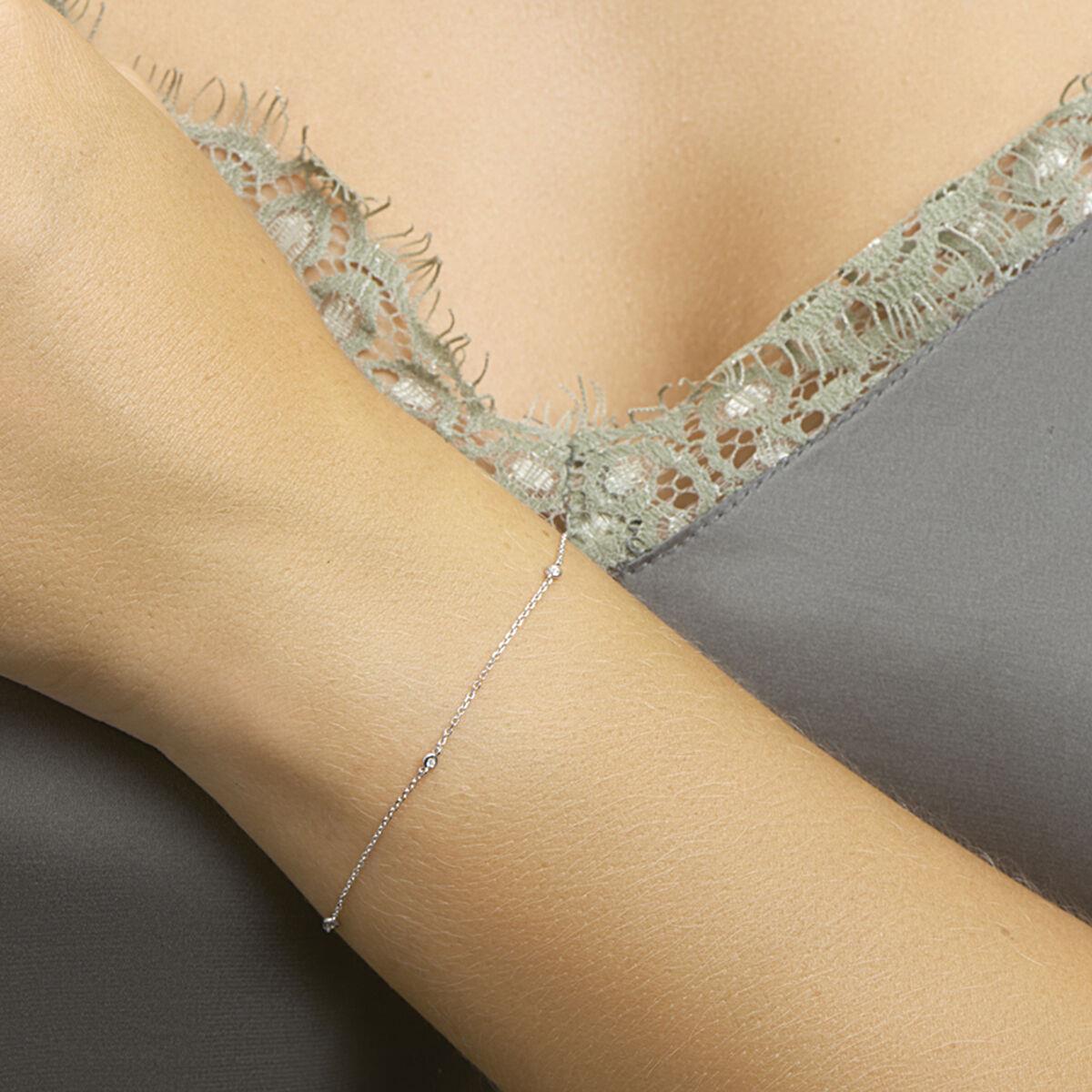Brillant Armband Weißgold 0,04ct