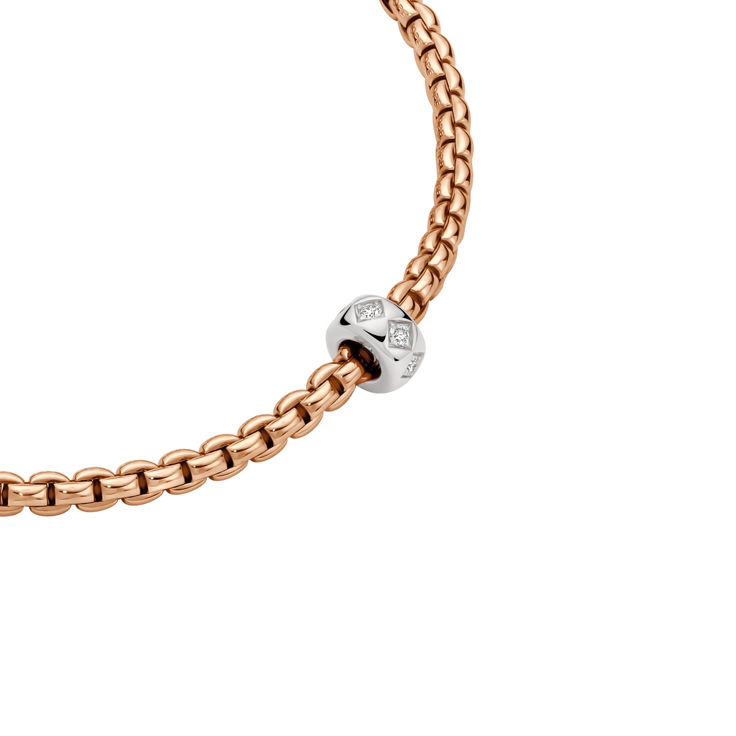 Fope Eka Collier mit Brillanten in Rautenfassung