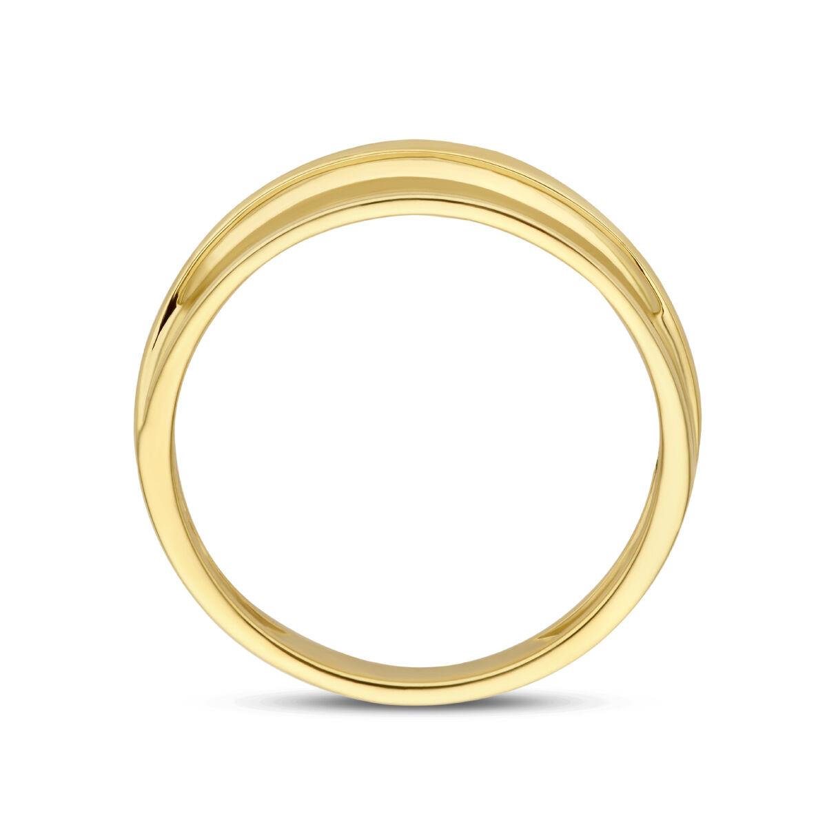 Ring Eismatt Poliert