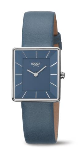 Boccia Titanium blue Damenuhr