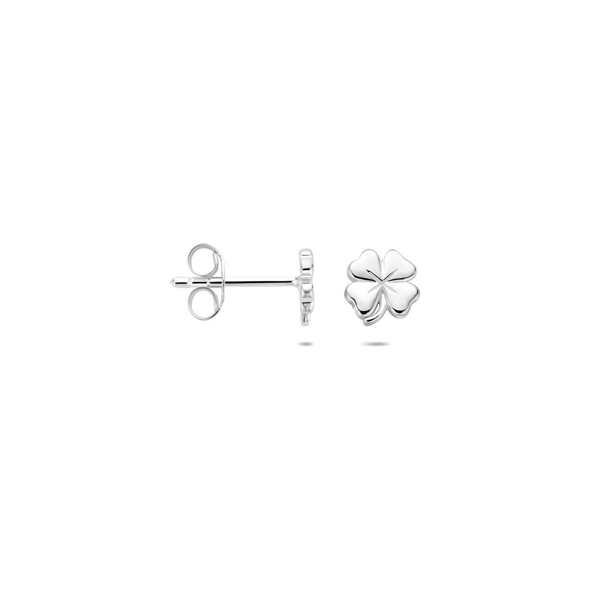 Kleeblatt Silber Ohrstecker