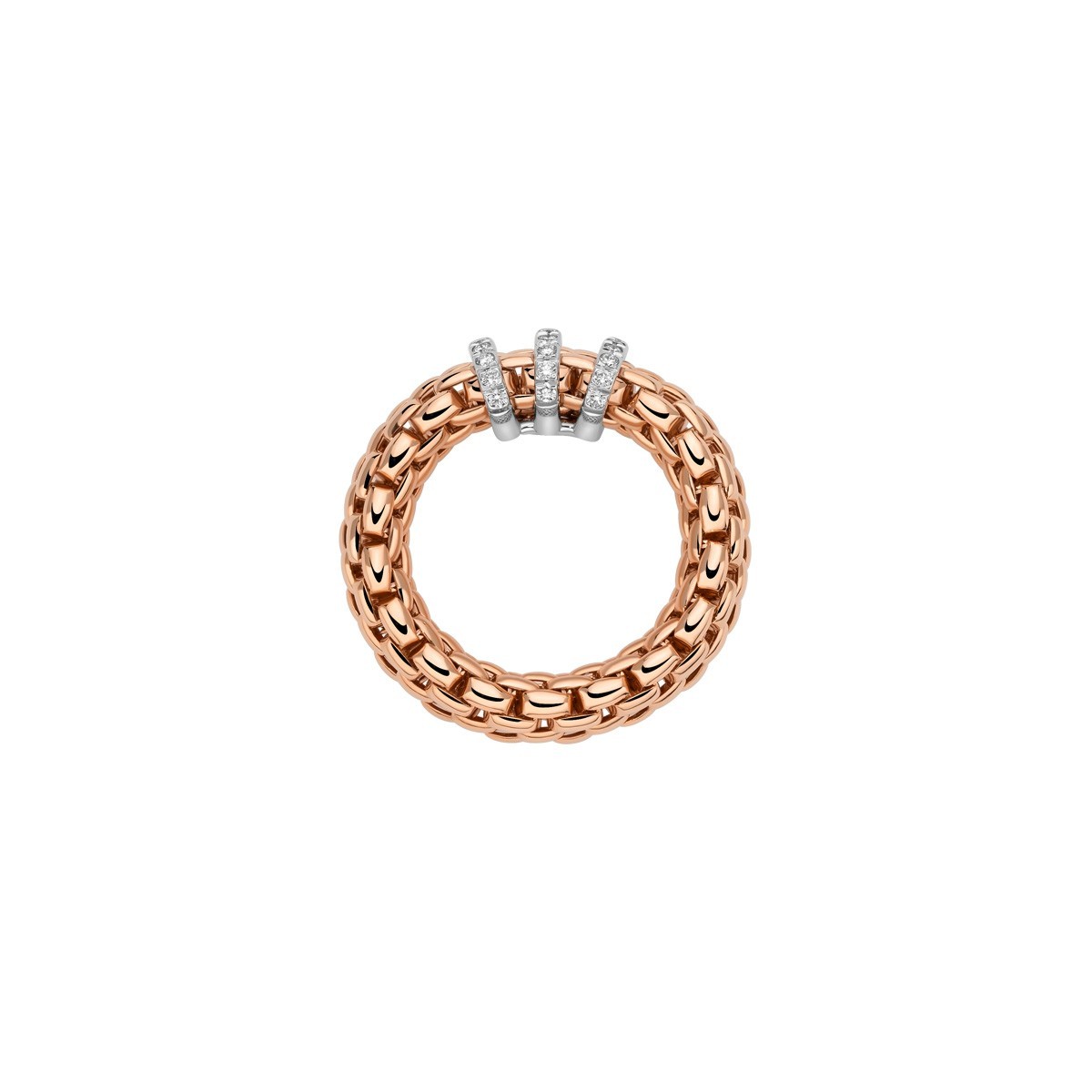 Fope Ring Vendome Rotgold L