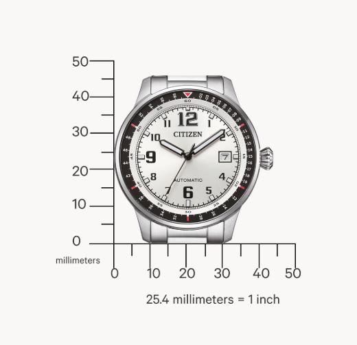 Citizen Automatik Armbanduhr weiß