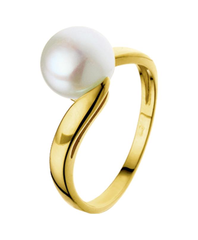 Gelbgold Perlenring