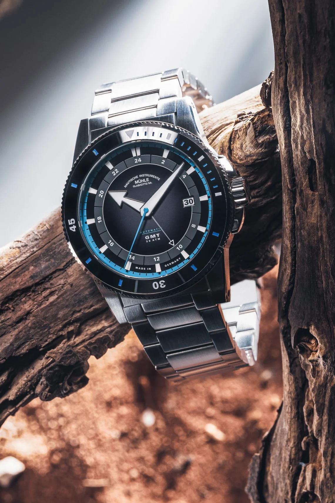 Mühle Glashütte Sportivo Travel GMT