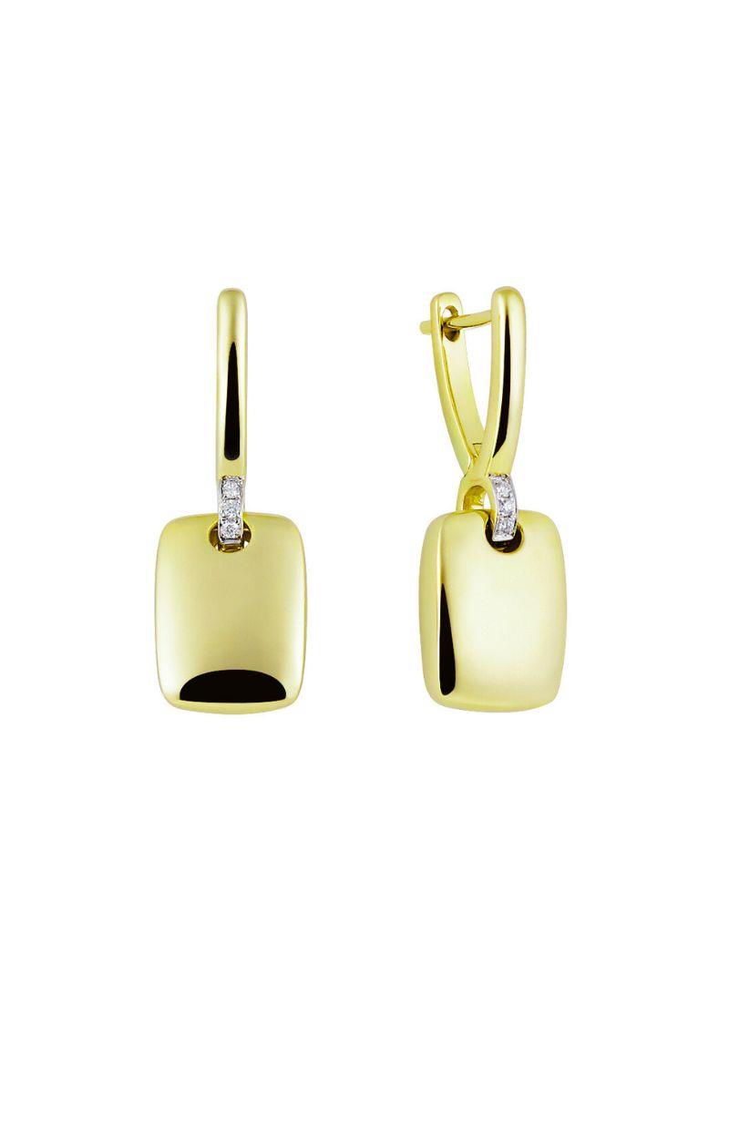 Al Coro La Piazza Ohrschmuck Gelbgold