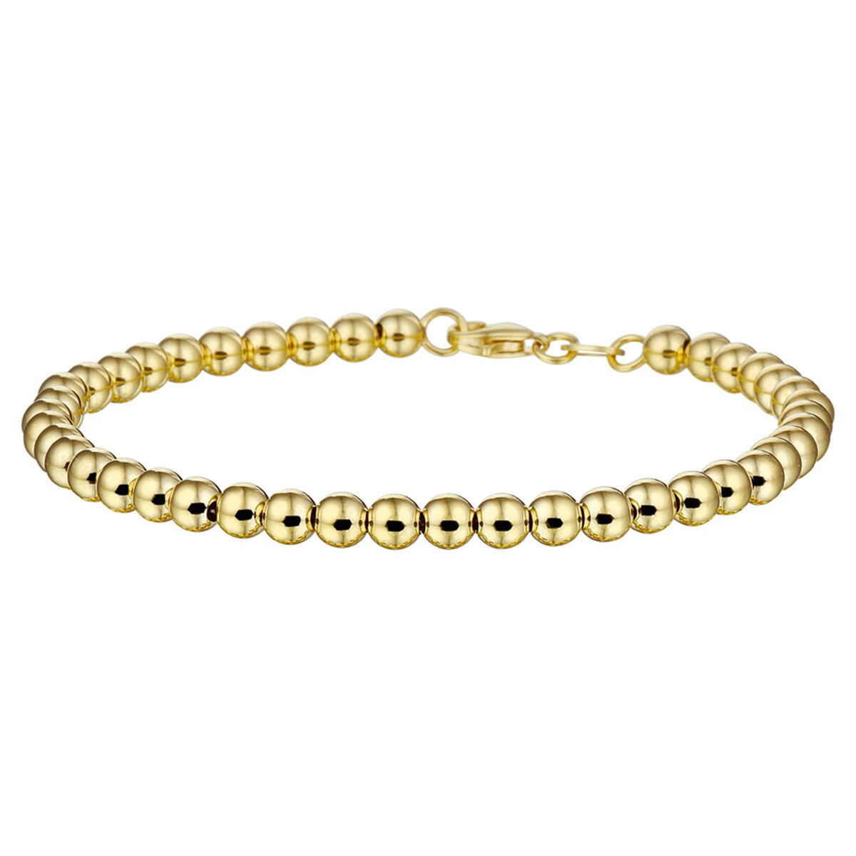 Armband mit Kugeln Gelbgold