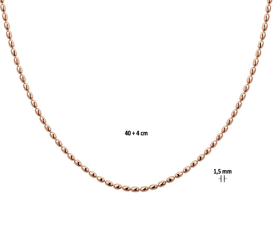 Kugel Kette Roségold