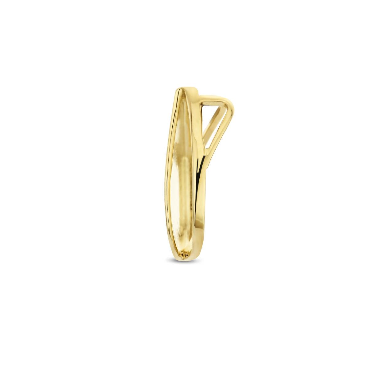 Gelbgold Anhänger Tropfen