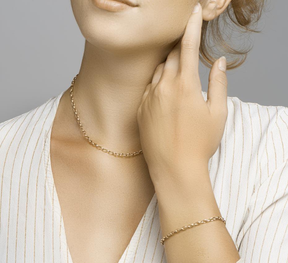 Anker rund  Armband