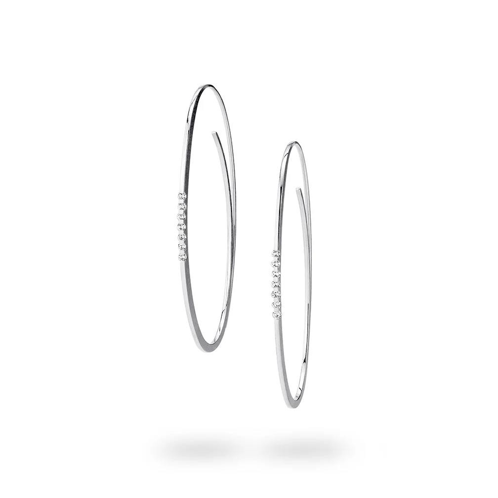 Niessing Linear Ohrringe Platin