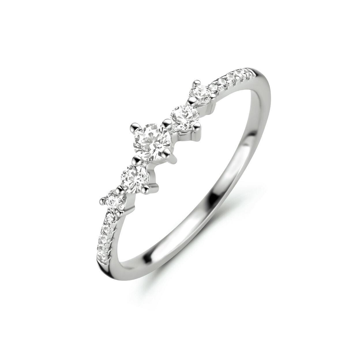 Silber Ring Zirkonia Mix