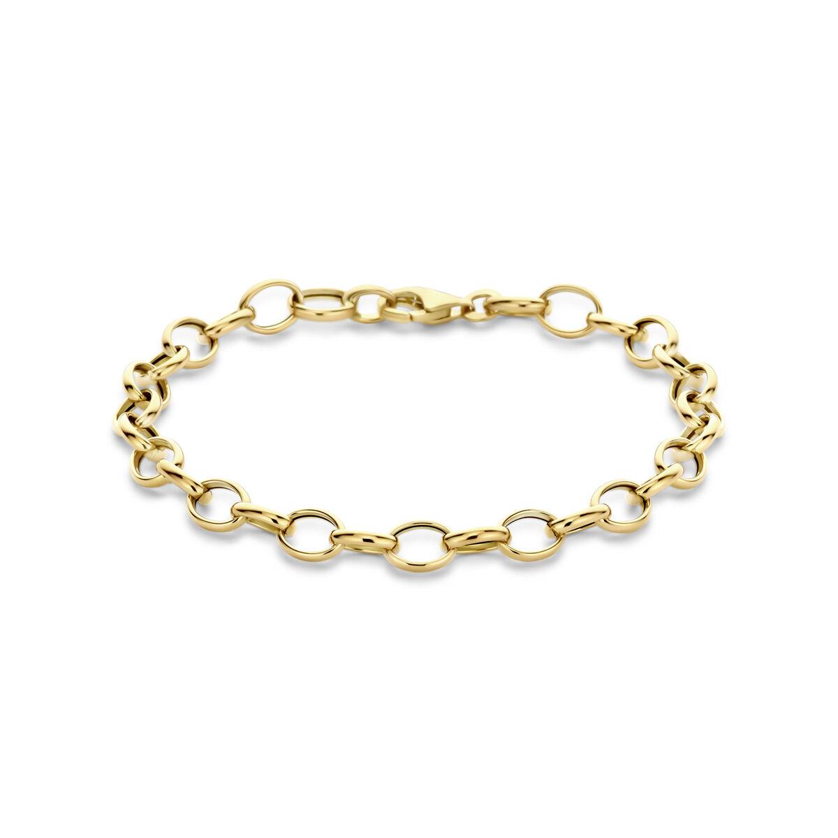 Gelbgold Armband Anker 6,0mm