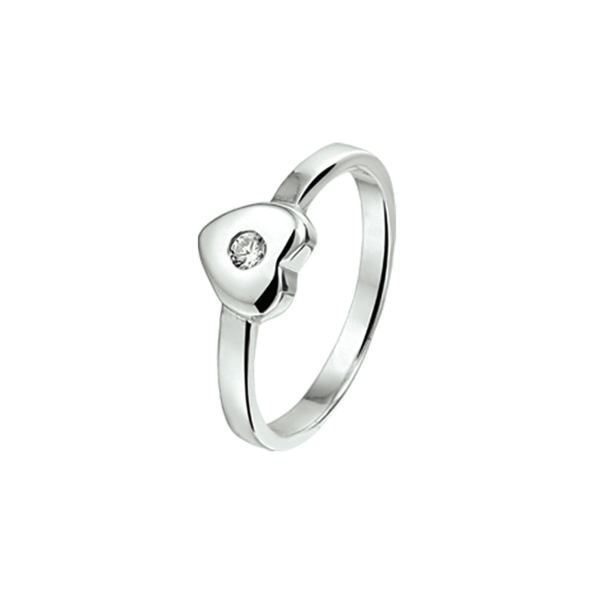 Ring Herz mit Zirkonia