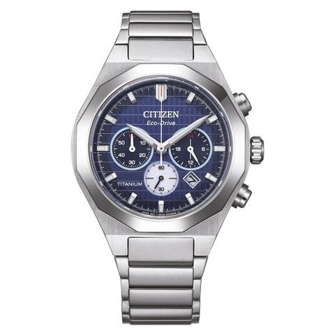 Citizen Chronograph Titan blau