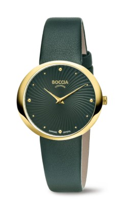 Boccia Titanium Uhr Grün