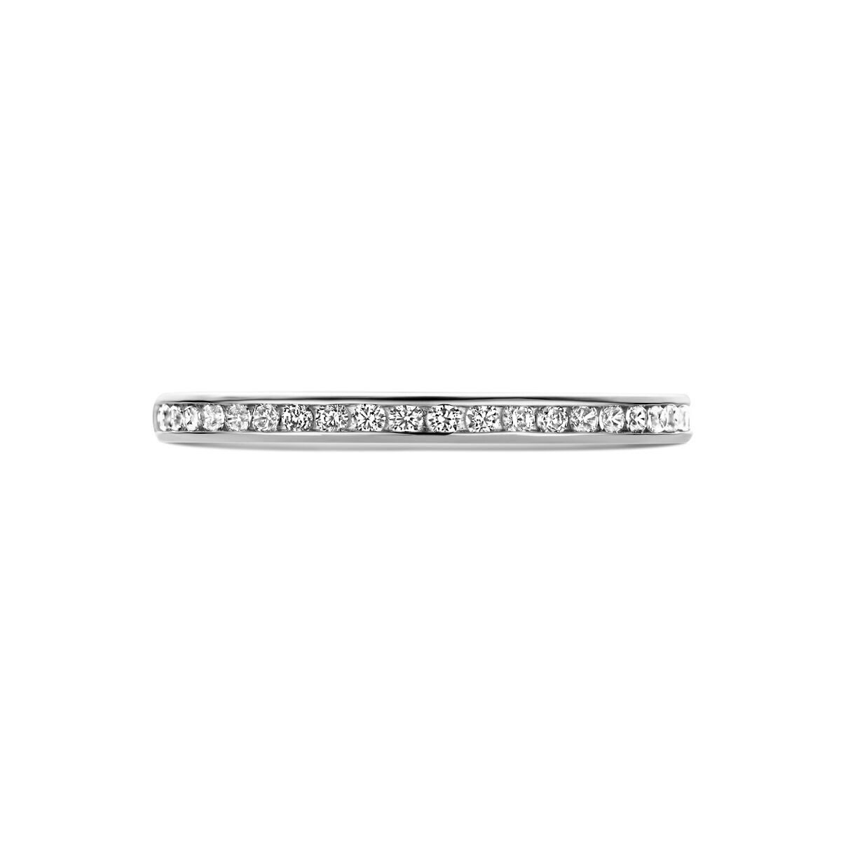 Memoire Ring Weißgold Kanalfassung