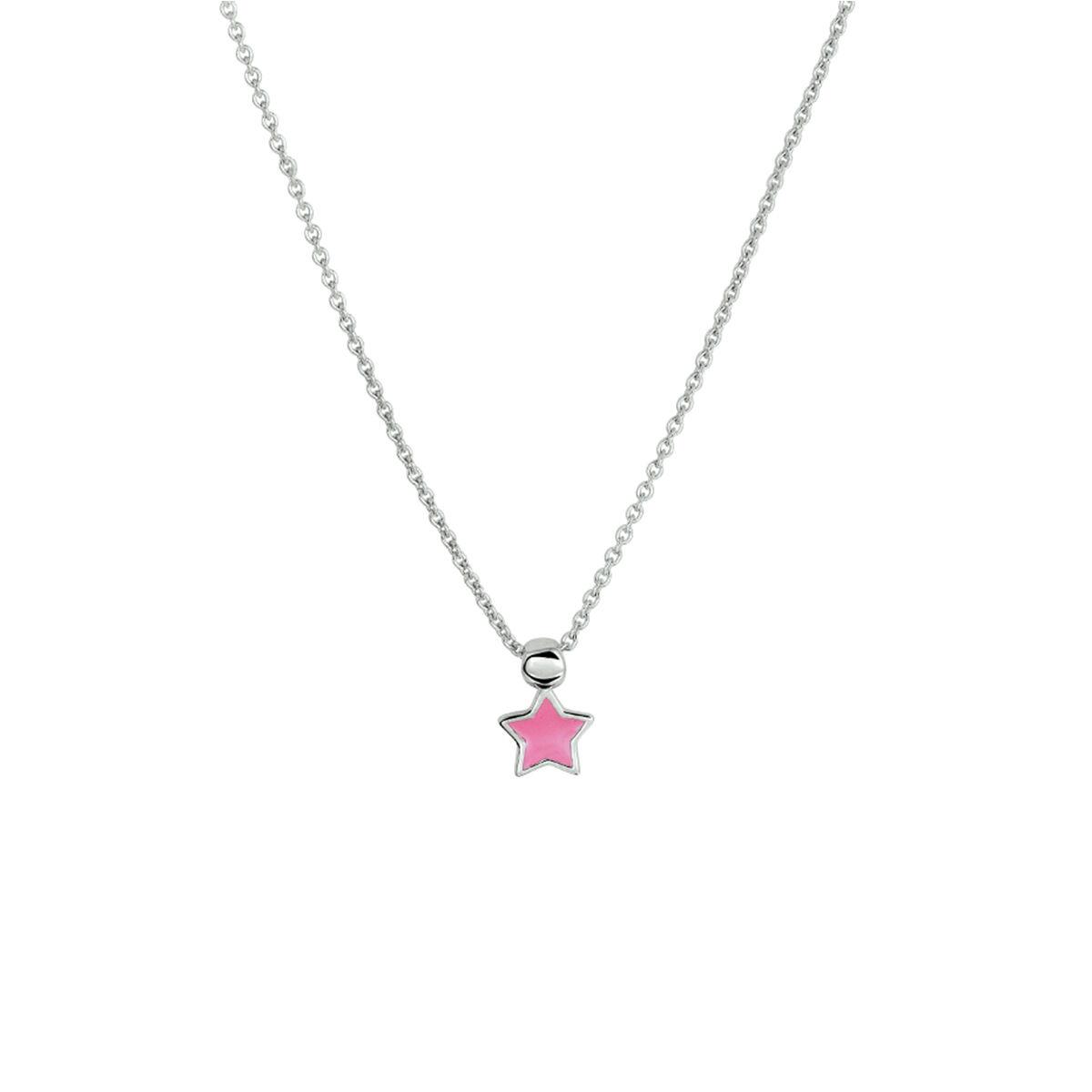 Kinder Kette mit pinkem Stern