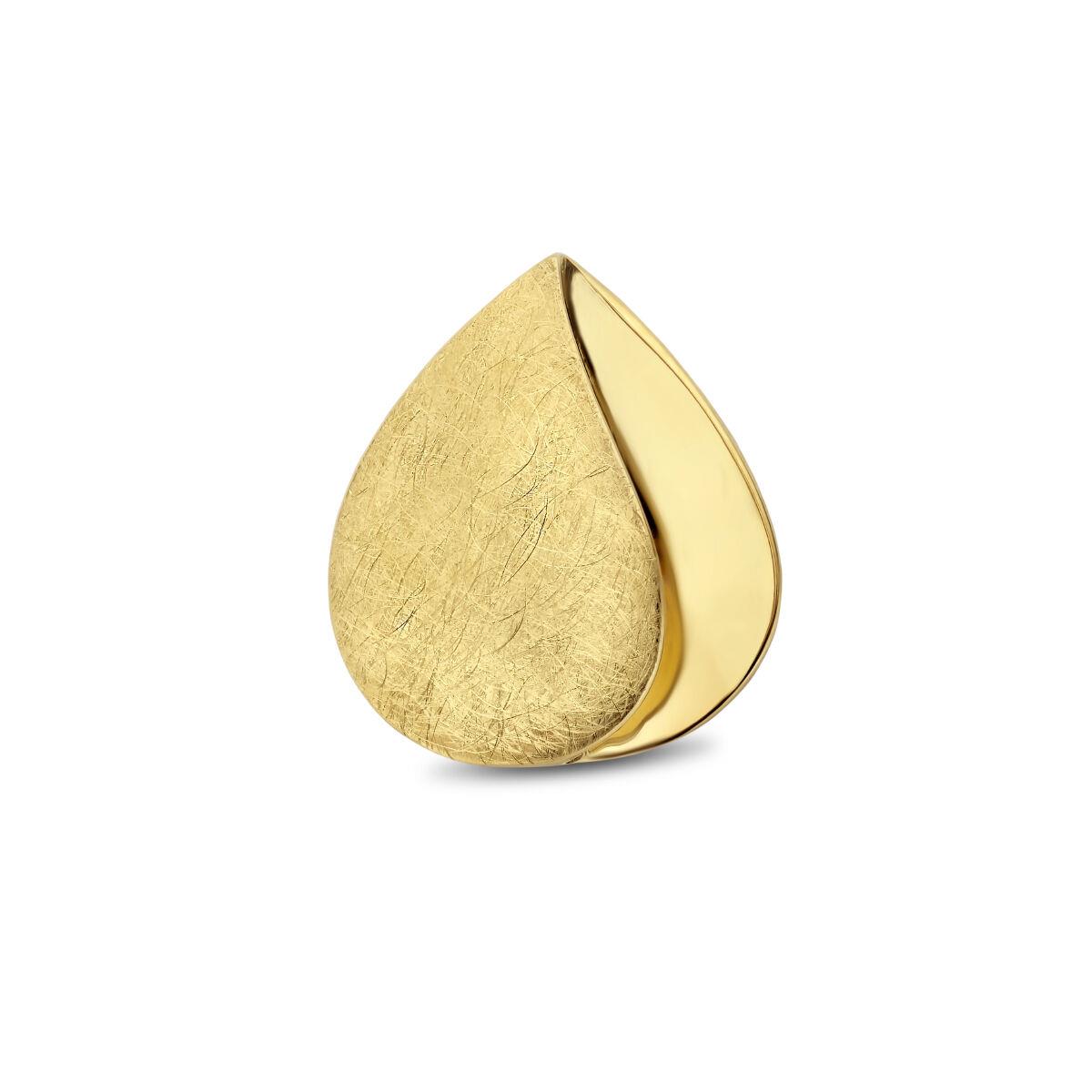 Gelbgold Anhänger Tropfen