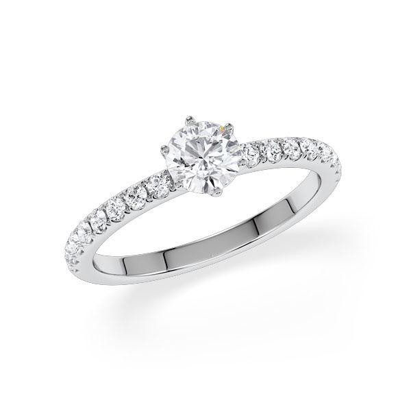 Solitairering 0,42ct Lab Grown Hollywood