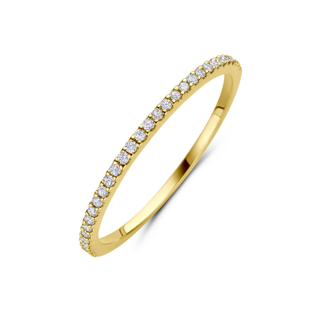 Memoire Ring mit Brillanten
