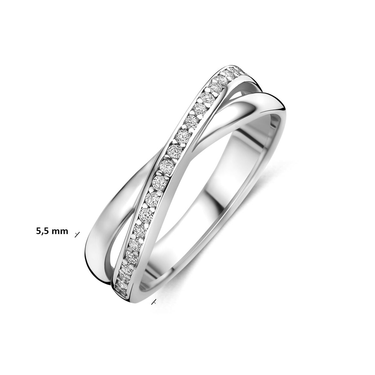 Silber Ring mit Zirkonia