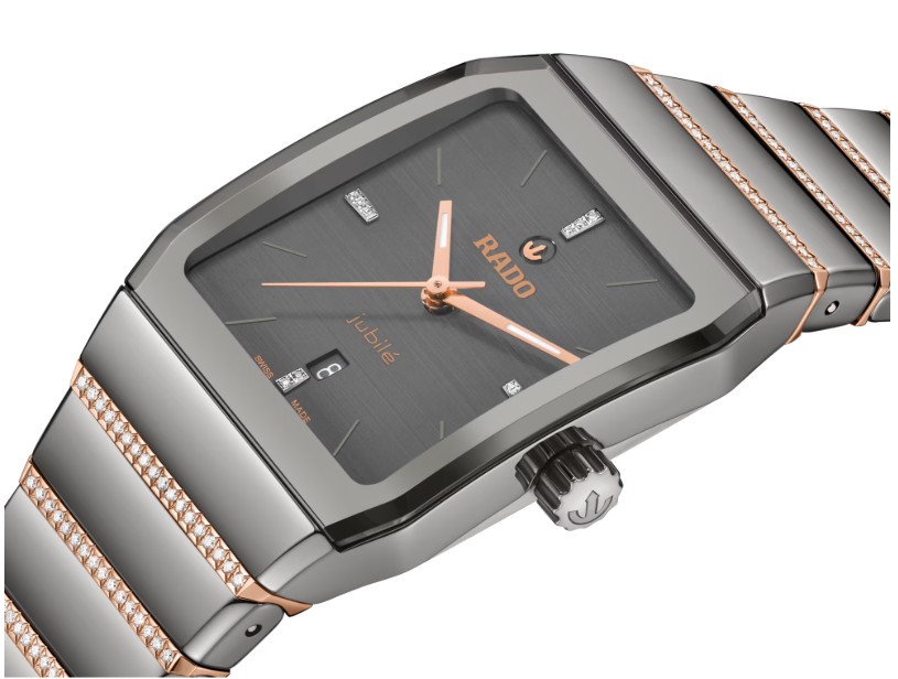 Rado Anatom Plasma Keramik und Rotgold Diamanten