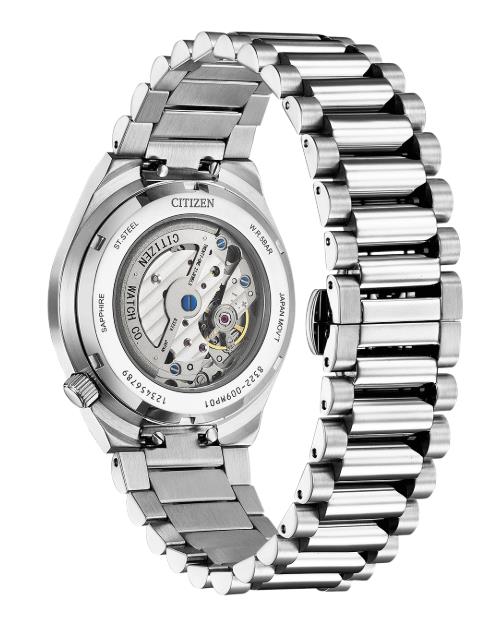 Citizen Automatik Uhr GoldGrün mit kleiner Sekunde