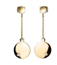 Boccia Titanium Ohrhänger mit Brillant