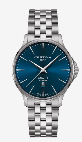 Certina DS8 Titan Blau 40,0mm