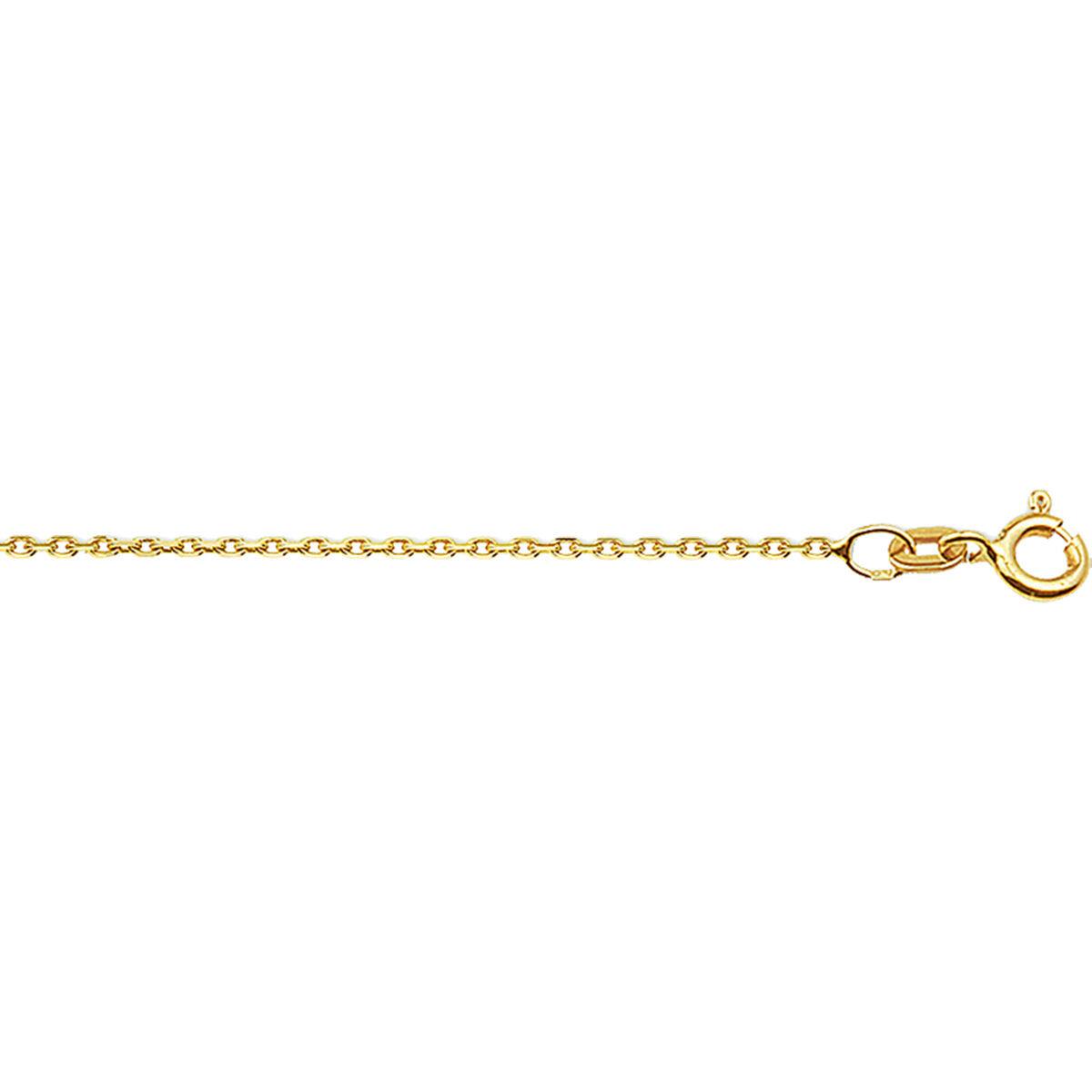 vergoldet Collierkette Anker 45cm