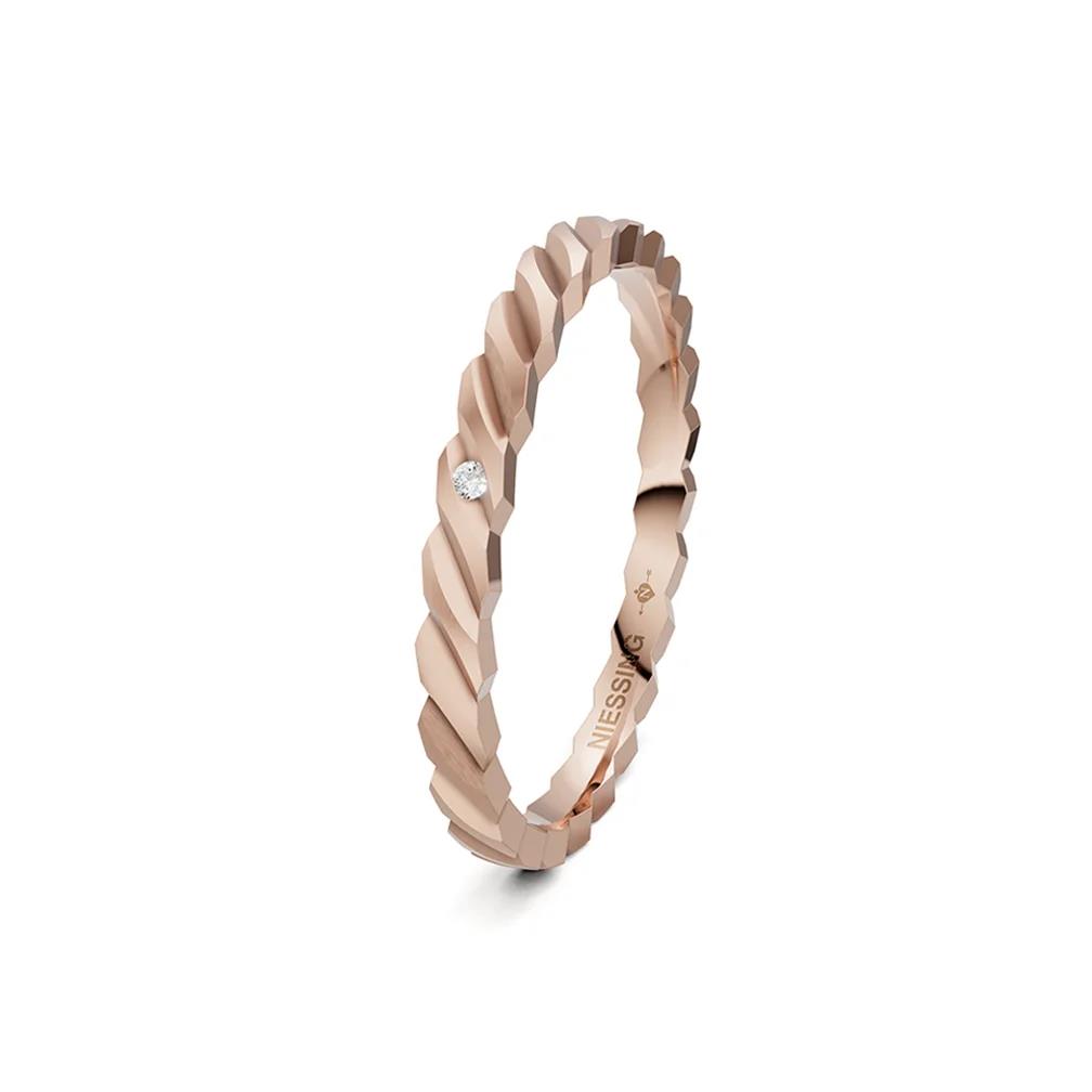 Niessing Woven Love Ring mit Brillant