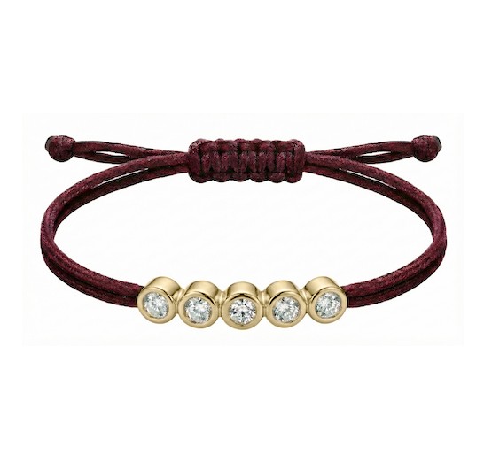 Armband Love Lab Multi Five Bordeaux 0,25ct VG