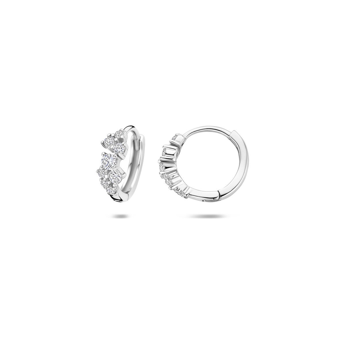 Creolen mit Zirkonia 12,5mm