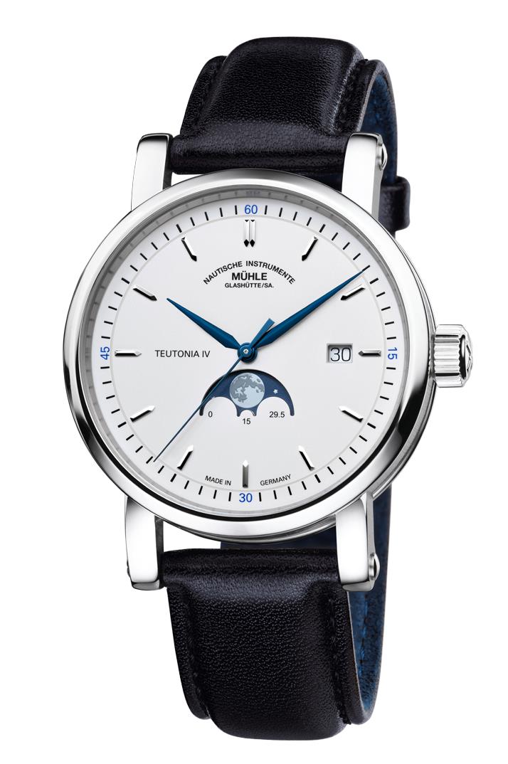 Mühle Glashütte Teutonia IV Mondphase Herrenuhr