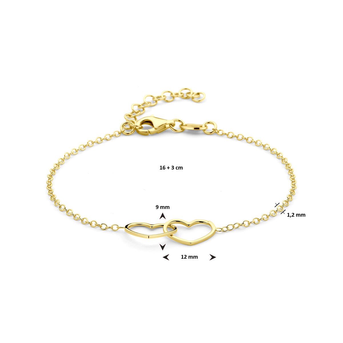 Herz in Herz Armband