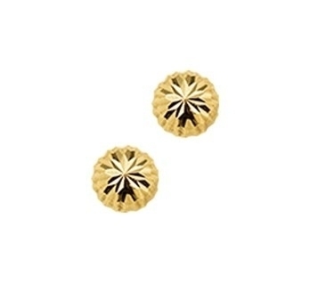 Facettierte Ohrstecker 4,0mm