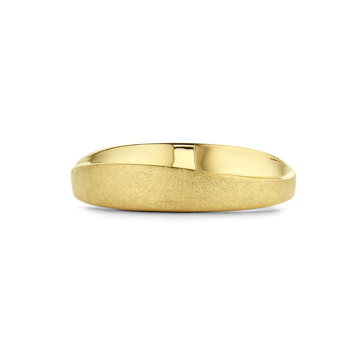 Ring Eismatt Poliert