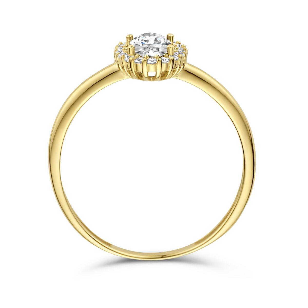 Halo Oval Ring