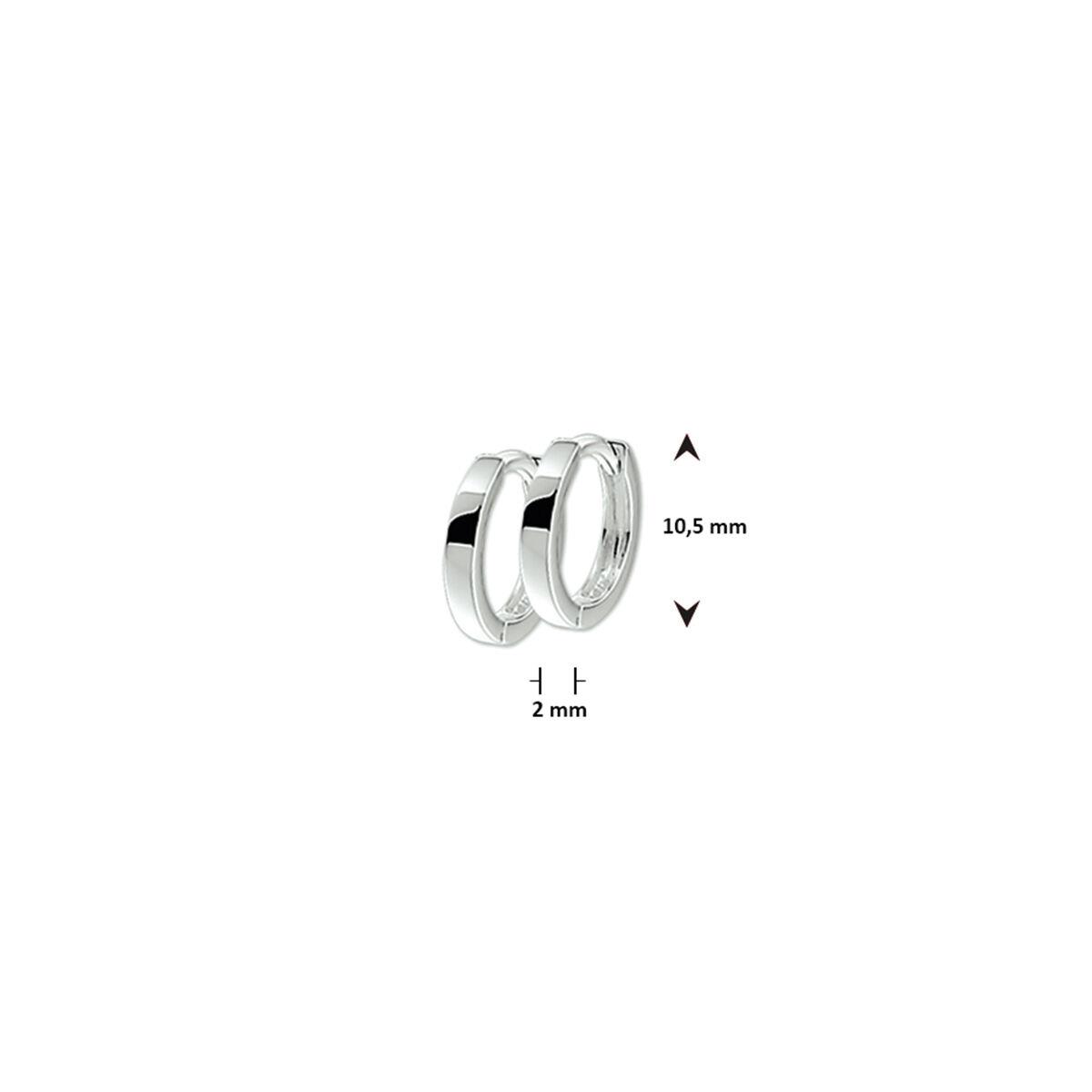 Silber Creolen 10,0mm
