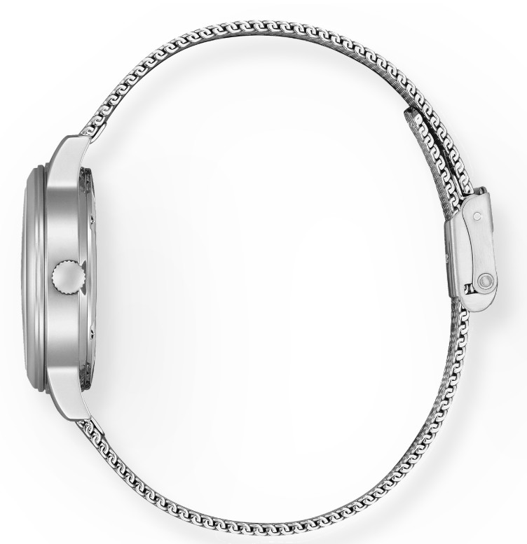 Citizen Eco-Drive Silber Milanaise