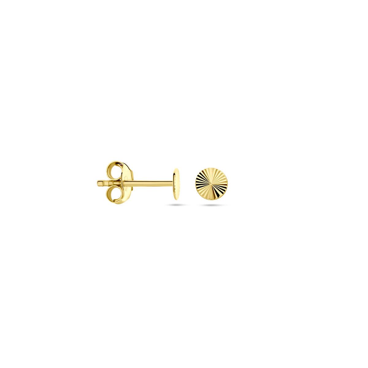 Ohrstecker facettiert 4,0mm