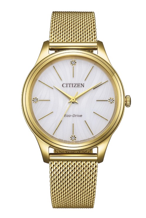 Citizen Eco-Drive Damenuhr Gold