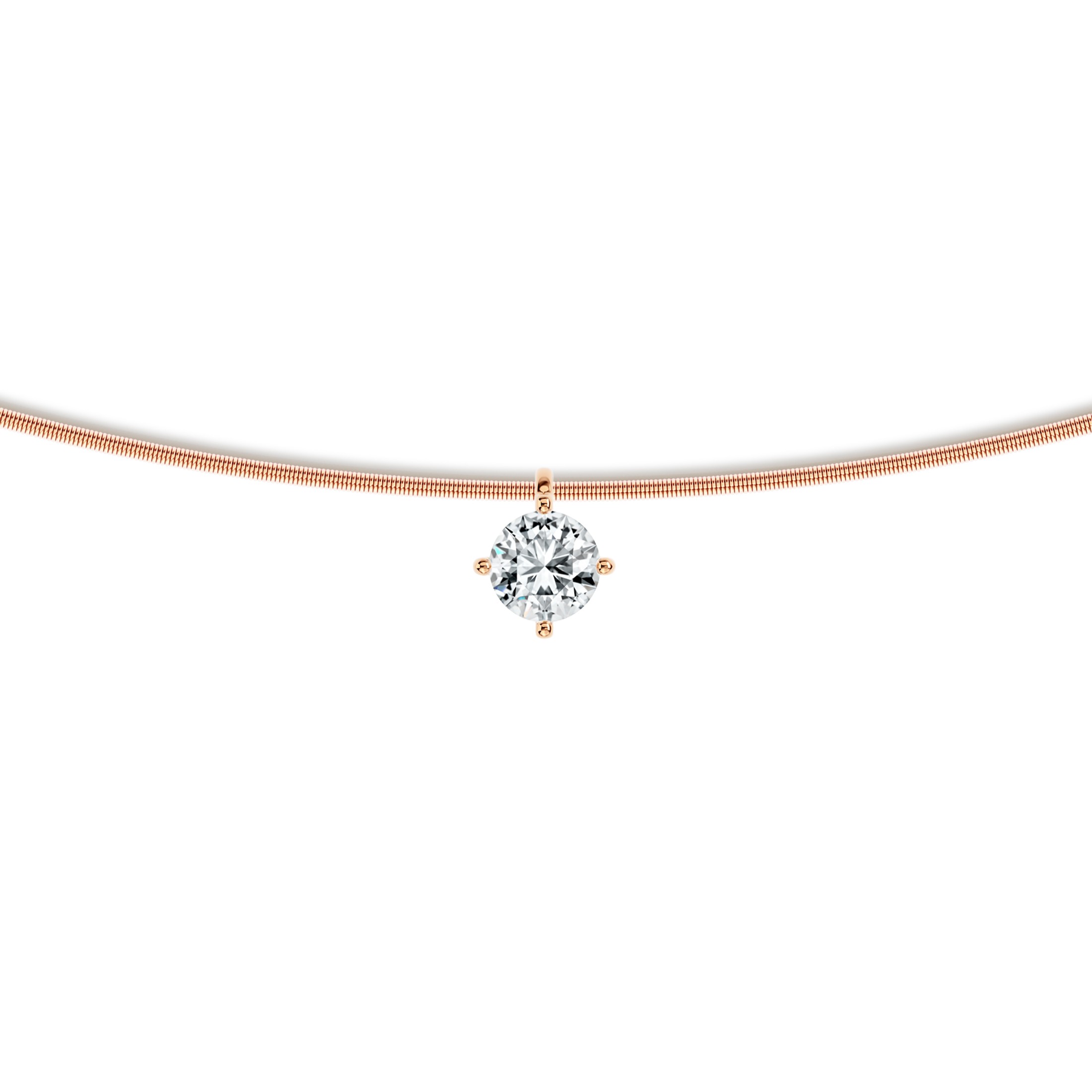 Niessing Amatis Anhänger Rotgold 0,40ct