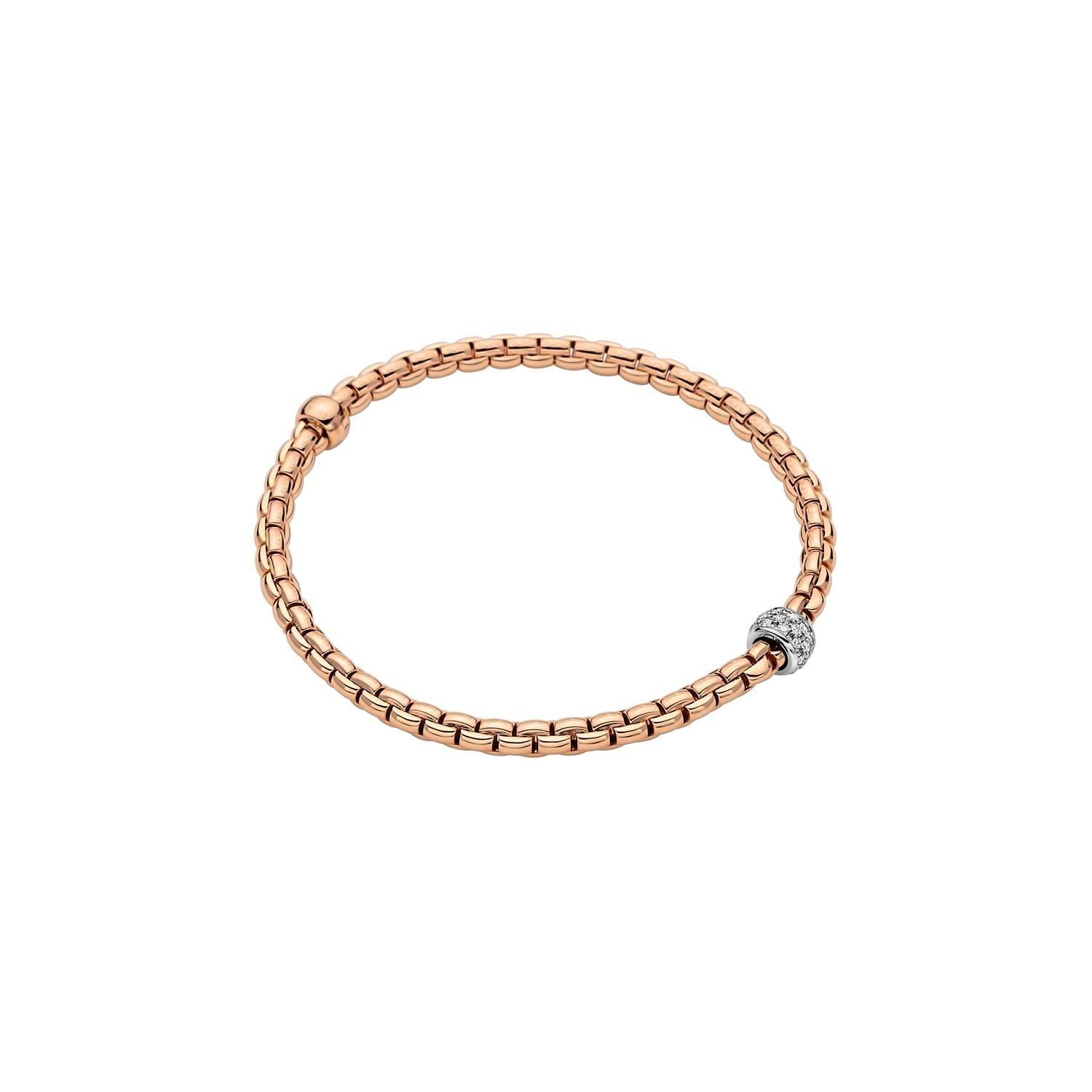 Fope Eka Tiny Armband Rotgold M