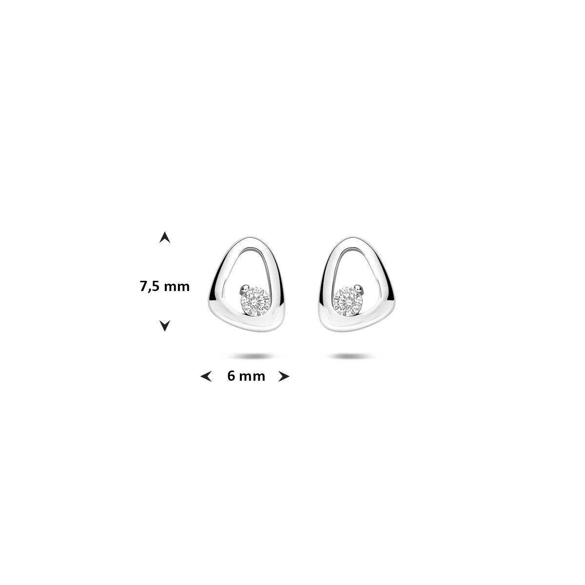 Ohrstecker mit Zirkonia