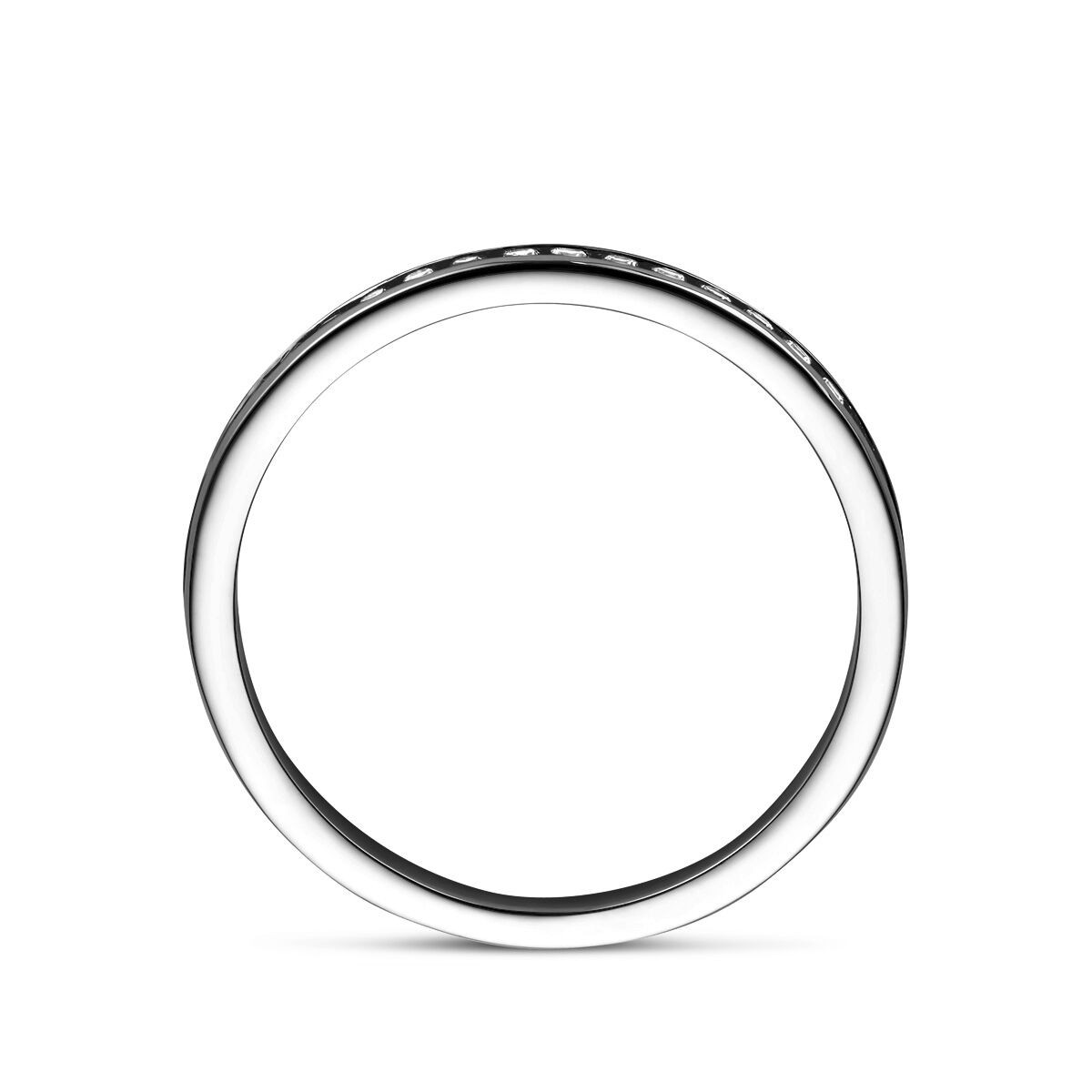 Memoire Ring Weißgold Kanalfassung